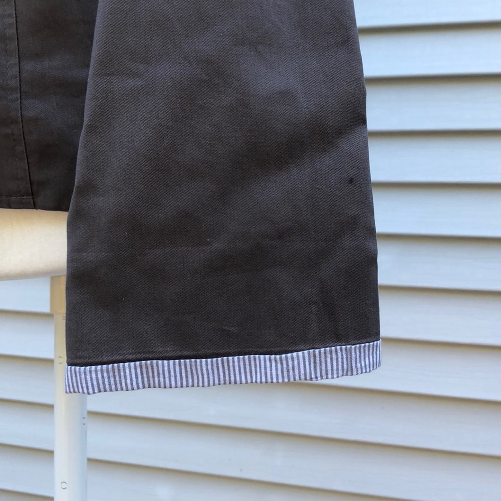 Gray Blazer With Striped Inside - image 2